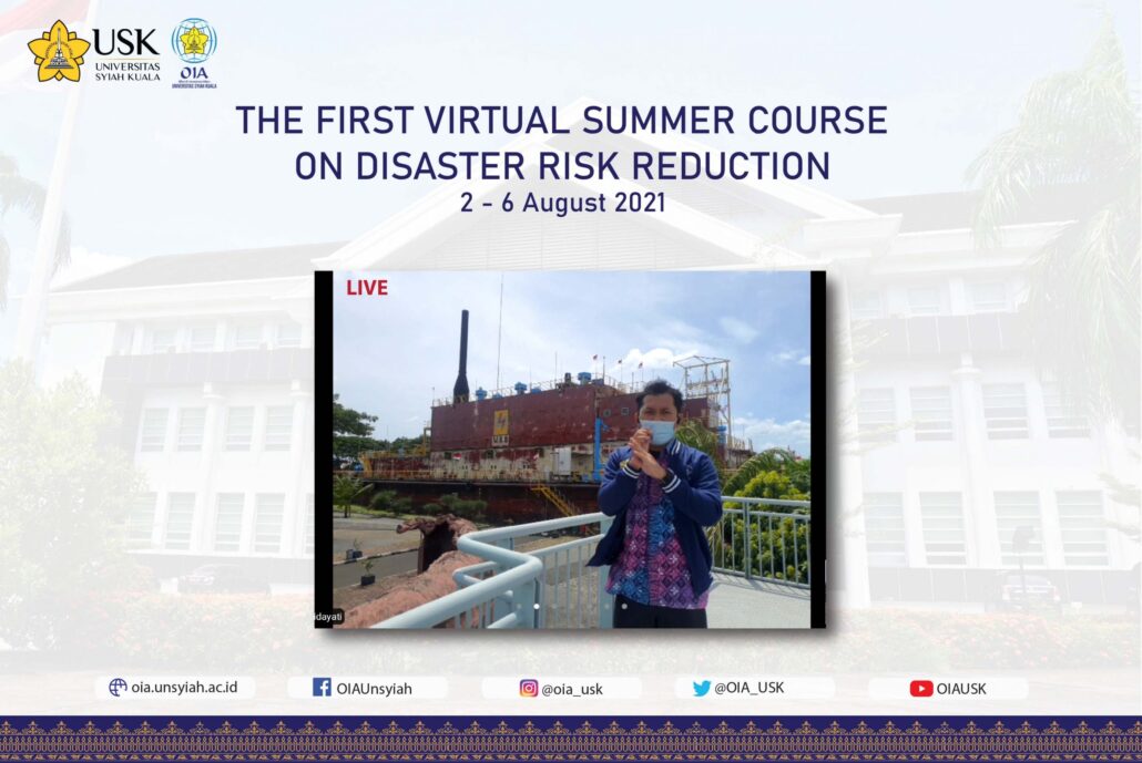 The First Virtual Summer Course on Disaster Risk Reduction（第1回災害リスク軽減オンラインサマーコース）